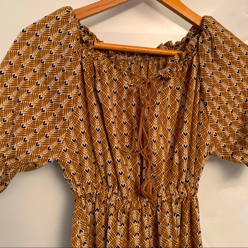 Wild Print Ruffled Mini Dress